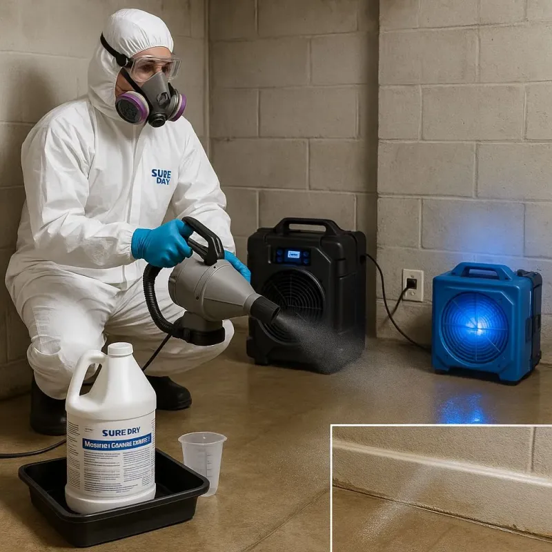 Sanitization and Odor Removal process in Charlack, MO