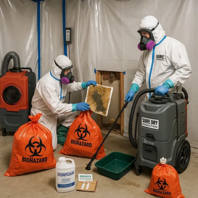Contaminated Water Handling Protocols process in Charlack, MO